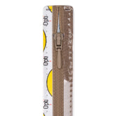 Rits 40 cm | Opti S40 spiraal | druppeltrekker | 884 taupe Rits OPTI - 4800 - S40 - 40 - 884 - TAUPE